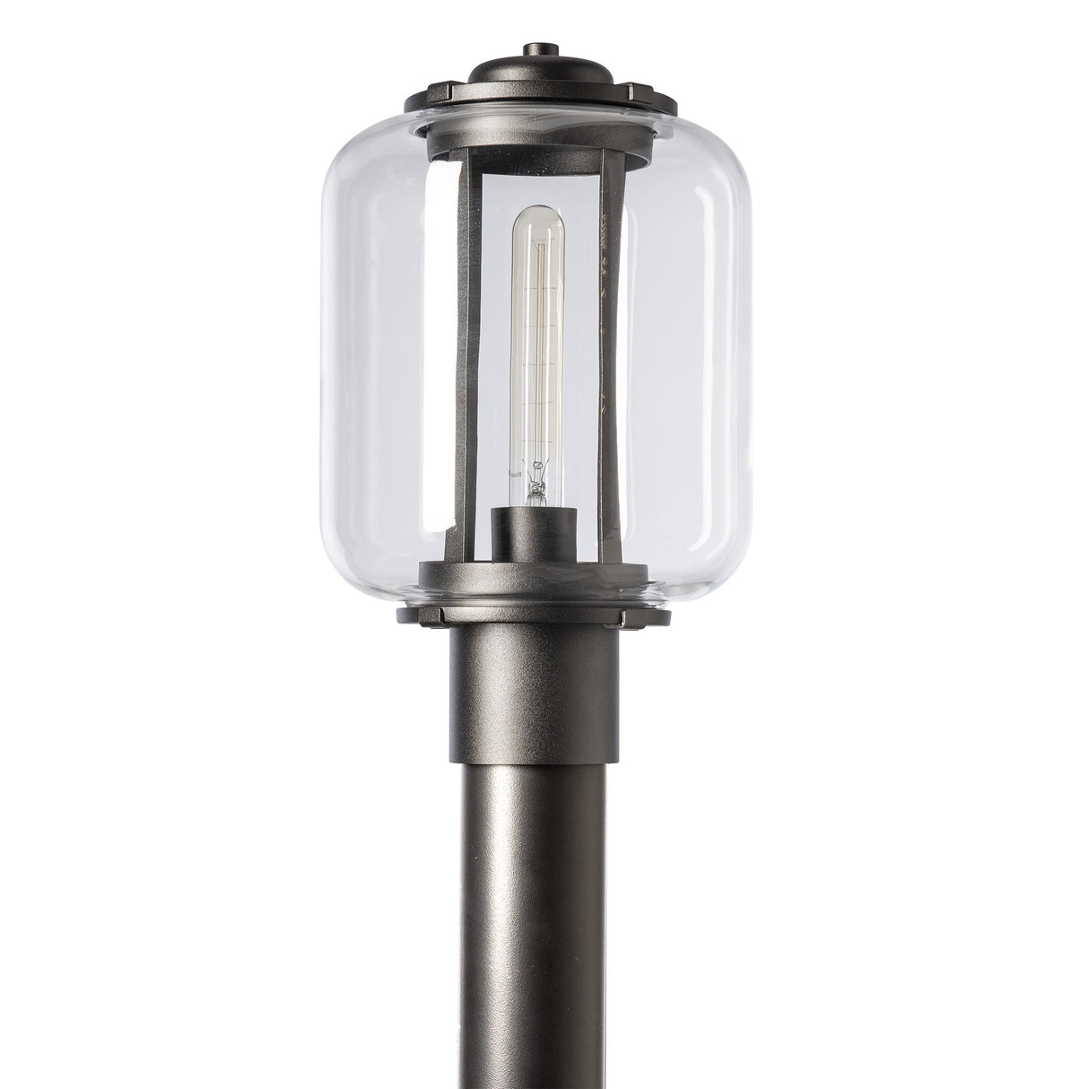 Hubbardton Forge 2022 Coastal Oil Rubbed Bronze Clear Glass (ZM) Fairwinds Outdoor Post Light