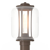 Hubbardton Forge 2022 Coastal Bronze Clear Glass (ZM) Fairwinds Outdoor Post Light