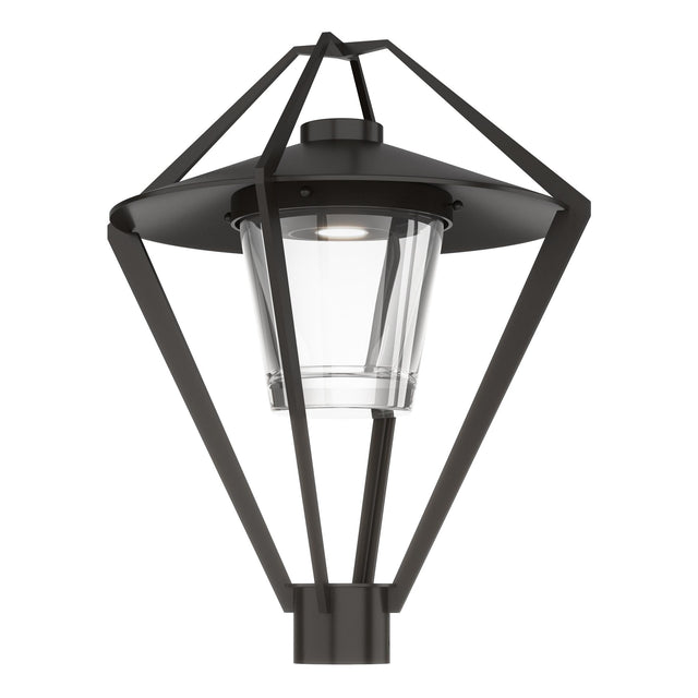 Hubbardton Forge 2022 Coastal Oil Rubbed Bronze Clear Glass (ZM) Stellar Post Light