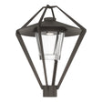 Hubbardton Forge 2022 Coastal Dark Smoke Clear Glass (ZM) Stellar Post Light