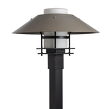 Hubbardton Forge 2021 Coastal Black Coastal Burnished Steel Opal Glass (GG) Henry Outdoor Post Light