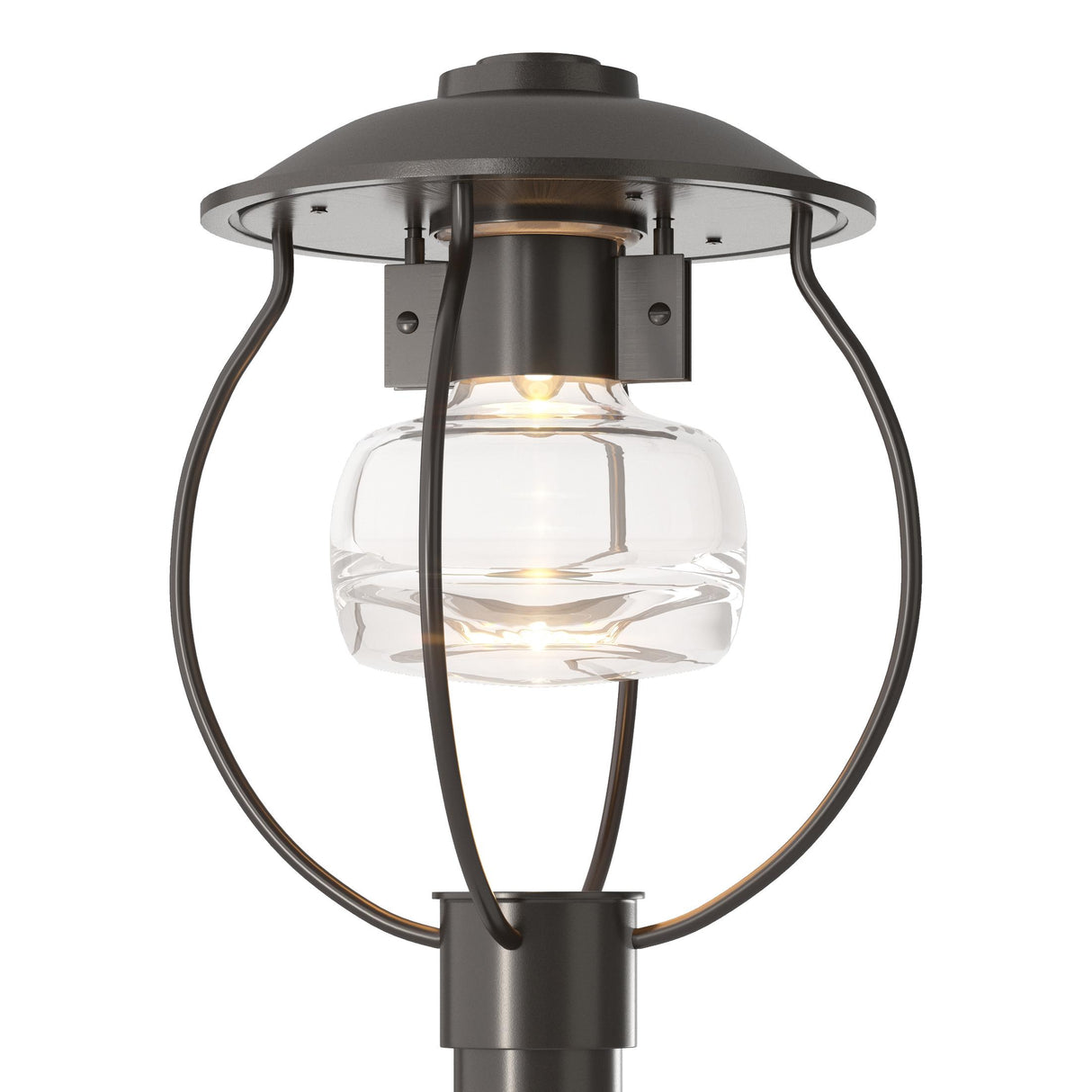 Hubbardton Forge 2022 Coastal Oil Rubbed Bronze Clear Glass (ZM) Mason Post Light