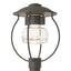 Hubbardton Forge 2022 Coastal Natural Iron Clear Glass (ZM) Mason Post Light