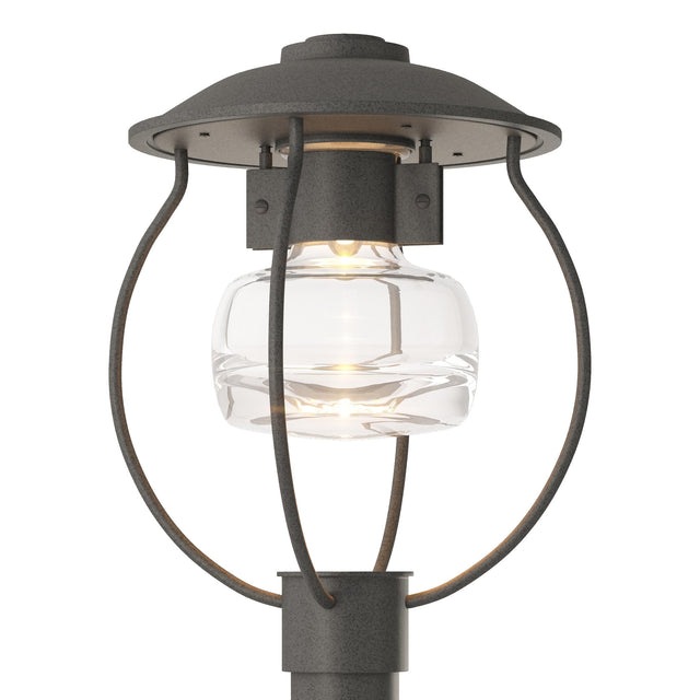 Hubbardton Forge 2022 Coastal Natural Iron Clear Glass (ZM) Mason Post Light