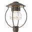 Hubbardton Forge 2022 Coastal Dark Smoke Clear Glass (ZM) Mason Post Light