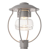Hubbardton Forge 2022 Coastal Burnished Steel Clear Glass (ZM) Mason Post Light