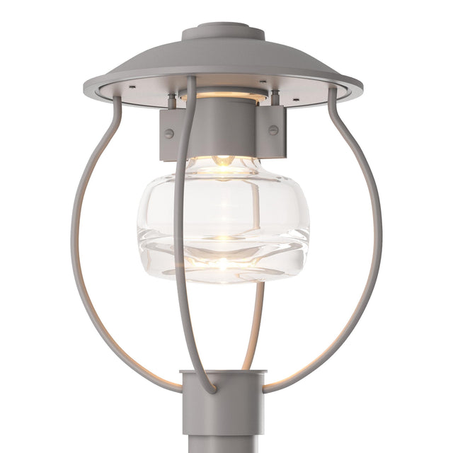 Hubbardton Forge 2022 Coastal Burnished Steel Clear Glass (ZM) Mason Post Light