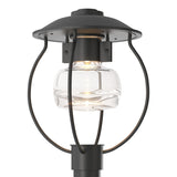 Hubbardton Forge 2022 Coastal Black Clear Glass (ZM) Mason Post Light