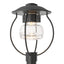 Hubbardton Forge 2022 Coastal Black Clear Glass (ZM) Mason Post Light