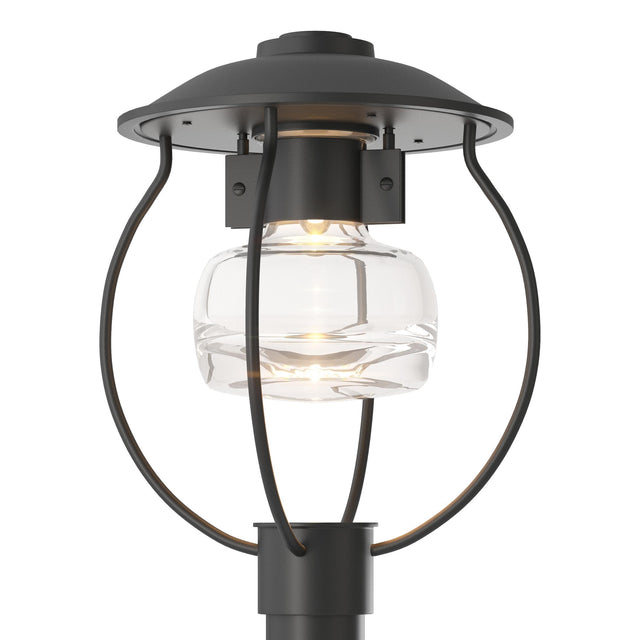 Hubbardton Forge 2022 Coastal Black Clear Glass (ZM) Mason Post Light