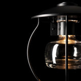 Hubbardton Forge 2022 Coastal Black Clear Glass (ZM) Mason Post Light