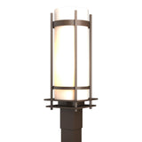 Hubbardton Forge 2002 Coastal Bronze Opal Glass (GG) Banded Outdoor Post Light