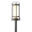 Hubbardton Forge 2020 Coastal Natural Iron Seeded Glass with Opal Diffuser (ZS) Torch Outdoor Post Light