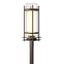 Hubbardton Forge 2020 Coastal Bronze Seeded Glass with Opal Diffuser (ZS) Torch Outdoor Post Light