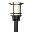 Hubbardton Forge 2007 Coastal Black Opal Glass (GG) Tourou Outdoor Post Light