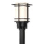 Hubbardton Forge 2007 Coastal Black Opal Glass (GG) Tourou Outdoor Post Light