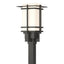 Hubbardton Forge 2007 Coastal Natural Iron Opal Glass (GG) Tourou Outdoor Post Light