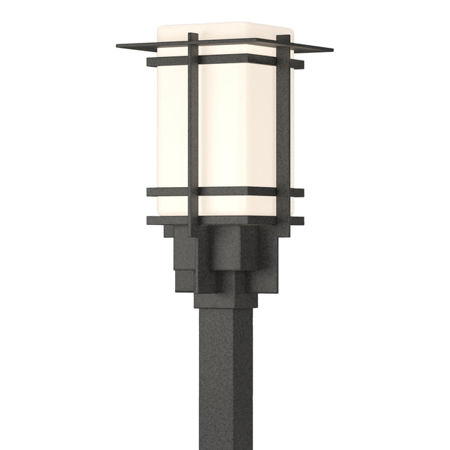 Hubbardton Forge 2007 Coastal Natural Iron Opal Glass (GG) Tourou Outdoor Post Light