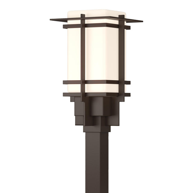 Hubbardton Forge 2007 Coastal Bronze Opal Glass (GG) Tourou Outdoor Post Light
