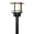 Hubbardton Forge 2004 Coastal Black Opal Glass (GG) Tourou Large Outdoor Post Light