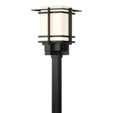 Hubbardton Forge 2004 Coastal Black Opal Glass (GG) Tourou Large Outdoor Post Light
