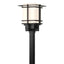 Hubbardton Forge 2004 Coastal Black Opal Glass (GG) Tourou Large Outdoor Post Light