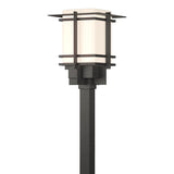 Hubbardton Forge 2004 Coastal Natural Iron Opal Glass (GG) Tourou Large Outdoor Post Light