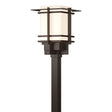 Hubbardton Forge 2004 Coastal Bronze Opal Glass (GG) Tourou Large Outdoor Post Light