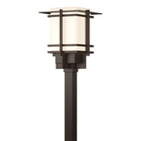 Hubbardton Forge 2004 Coastal Bronze Opal Glass (GG) Tourou Large Outdoor Post Light