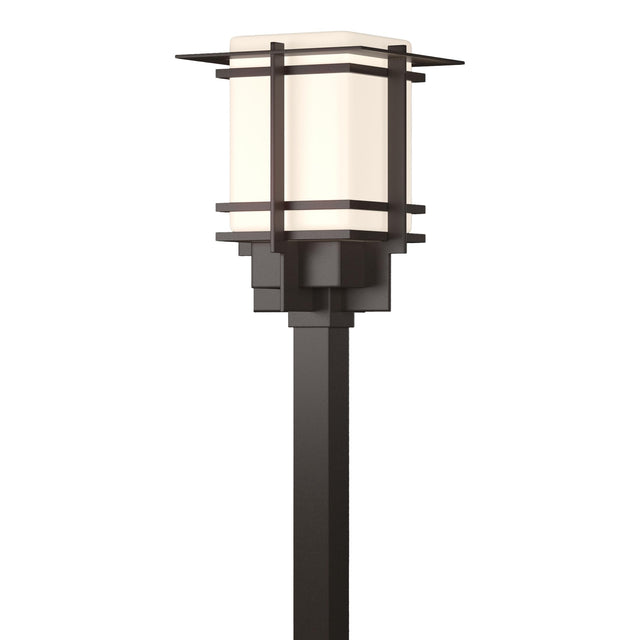 Hubbardton Forge 2004 Coastal Dark Smoke Opal Glass (GG) Tourou Large Outdoor Post Light