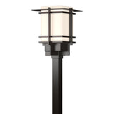 Hubbardton Forge 2004 Coastal Oil Rubbed Bronze Opal Glass (GG) Tourou Large Outdoor Post Light