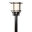 Hubbardton Forge 2004 Coastal Oil Rubbed Bronze Opal Glass (GG) Tourou Large Outdoor Post Light