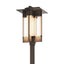 Hubbardton Forge 2019 Coastal Bronze Clear Glass (ZM) Axis Large Outdoor Post Light