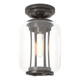 Hubbardton Forge 2022 Coastal Oil Rubbed Bronze Clear Glass (ZM) Fairwinds Outdoor Semi-Flush