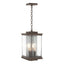 Hubbardton Forge 2021 Coastal Bronze Translucent Vintage Platinum Clear Glass (ZM) Kingston Outdoor Large Lantern