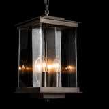 Hubbardton Forge 2021 Coastal Bronze Translucent Vintage Platinum Clear Glass (ZM) Kingston Outdoor Large Lantern