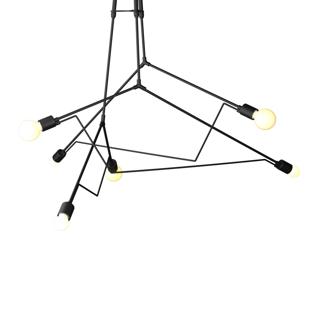 Hubbardton Forge 2016 Coastal Black Long Divergence Outdoor Pendant