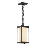Hubbardton Forge 2023 Coastal Black Opal Glass (GG) Cela Medium Outdoor Lantern