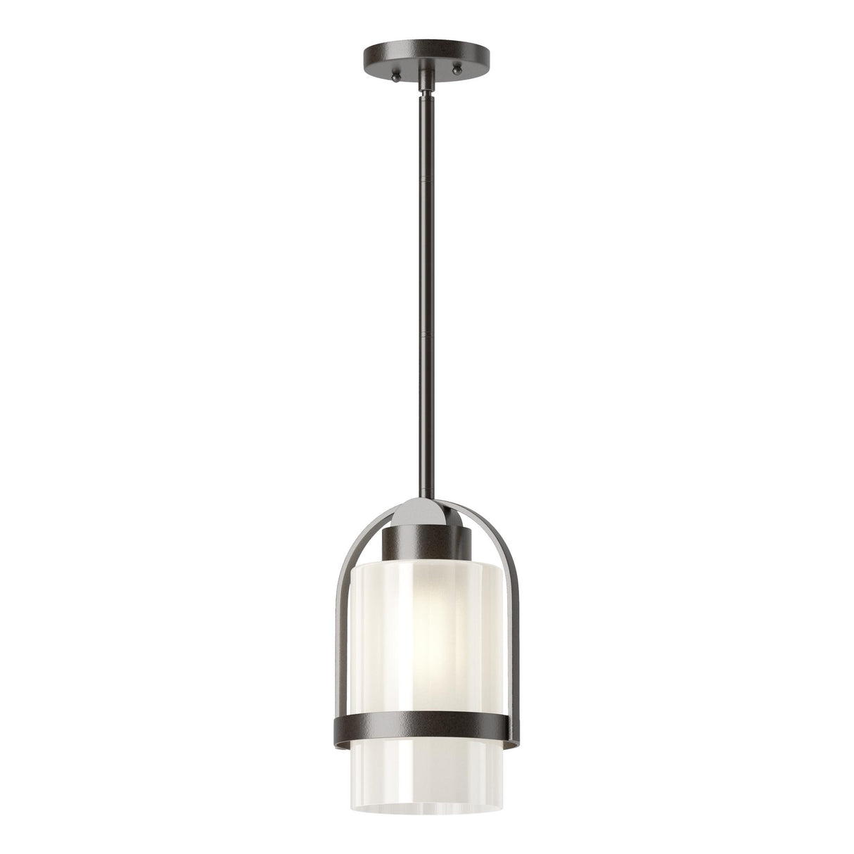 Hubbardton Forge 2023 Coastal Oil Rubbed Bronze Frosted Glass (FD) Multi Alcove Outdoor Pendant