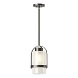 Hubbardton Forge 2023 Coastal Oil Rubbed Bronze Frosted Glass (FD) Multi Alcove Outdoor Pendant