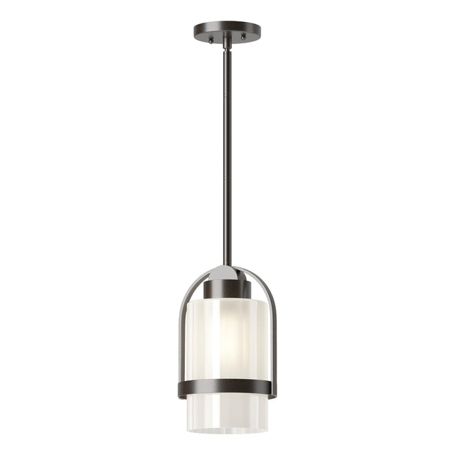 Hubbardton Forge 2023 Coastal Oil Rubbed Bronze Frosted Glass (FD) Multi Alcove Outdoor Pendant