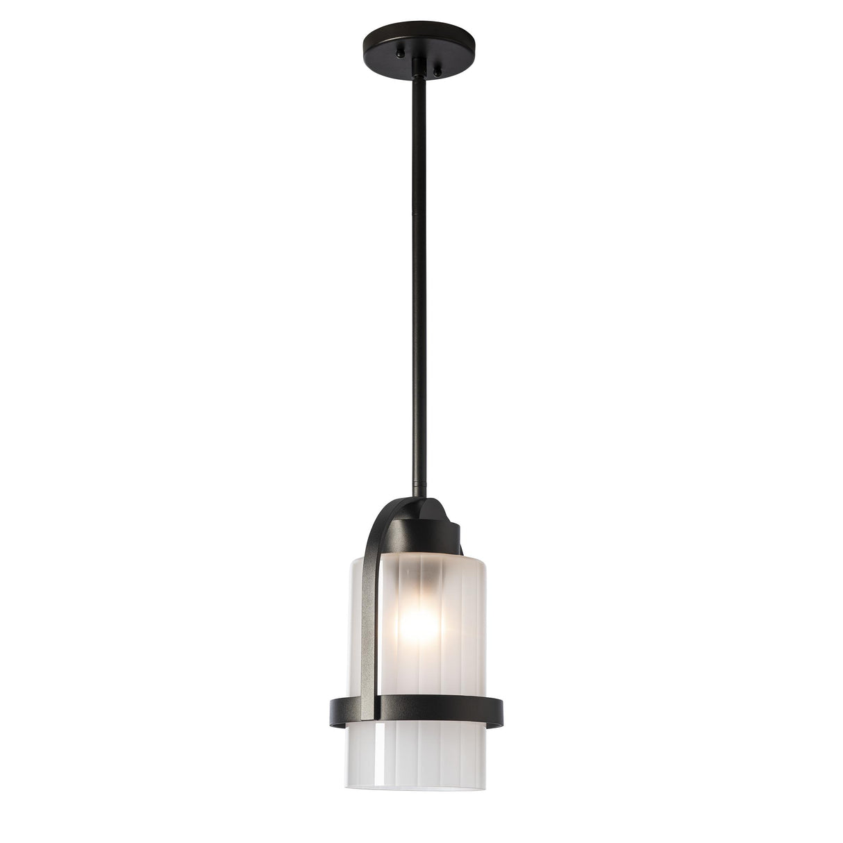Hubbardton Forge 2023 Coastal Oil Rubbed Bronze Frosted Glass (FD) Multi Alcove Outdoor Pendant