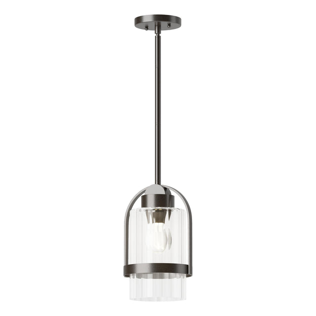 Hubbardton Forge 2023 Coastal Oil Rubbed Bronze Clear Glass (ZM) Multi Alcove Outdoor Pendant