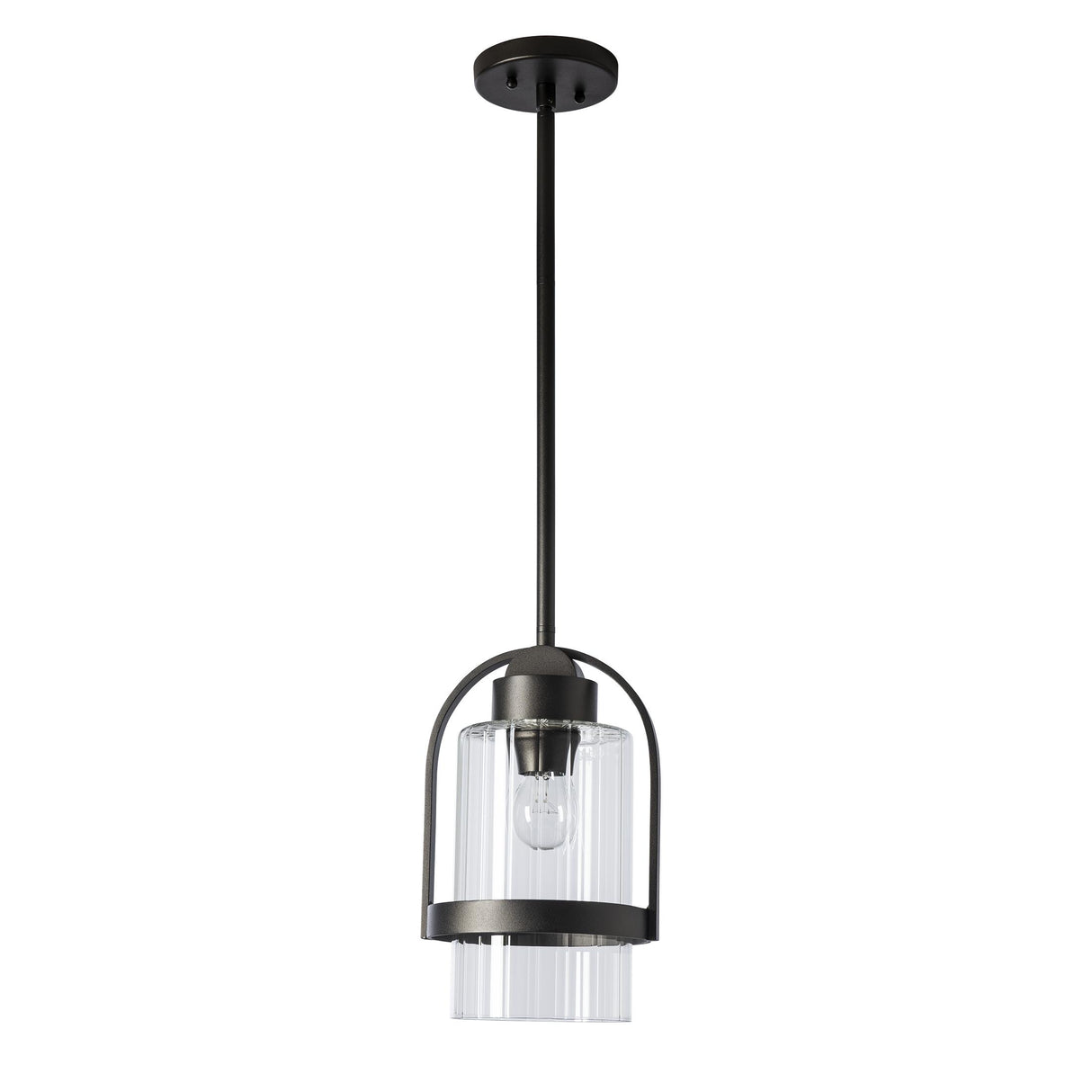 Hubbardton Forge 2023 Coastal Oil Rubbed Bronze Clear Glass (ZM) Multi Alcove Outdoor Pendant