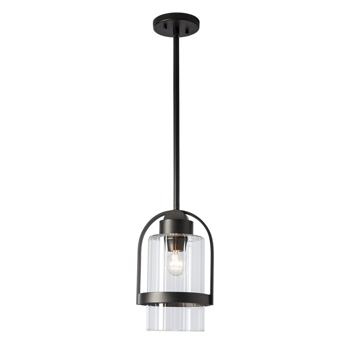 Hubbardton Forge 2023 Coastal Oil Rubbed Bronze Clear Glass (ZM) Multi Alcove Outdoor Pendant