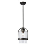 Hubbardton Forge 2023 Coastal Oil Rubbed Bronze Clear Glass (ZM) Multi Alcove Outdoor Pendant