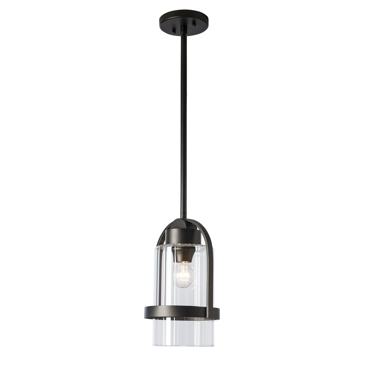 Hubbardton Forge 2023 Coastal Oil Rubbed Bronze Clear Glass (ZM) Multi Alcove Outdoor Pendant