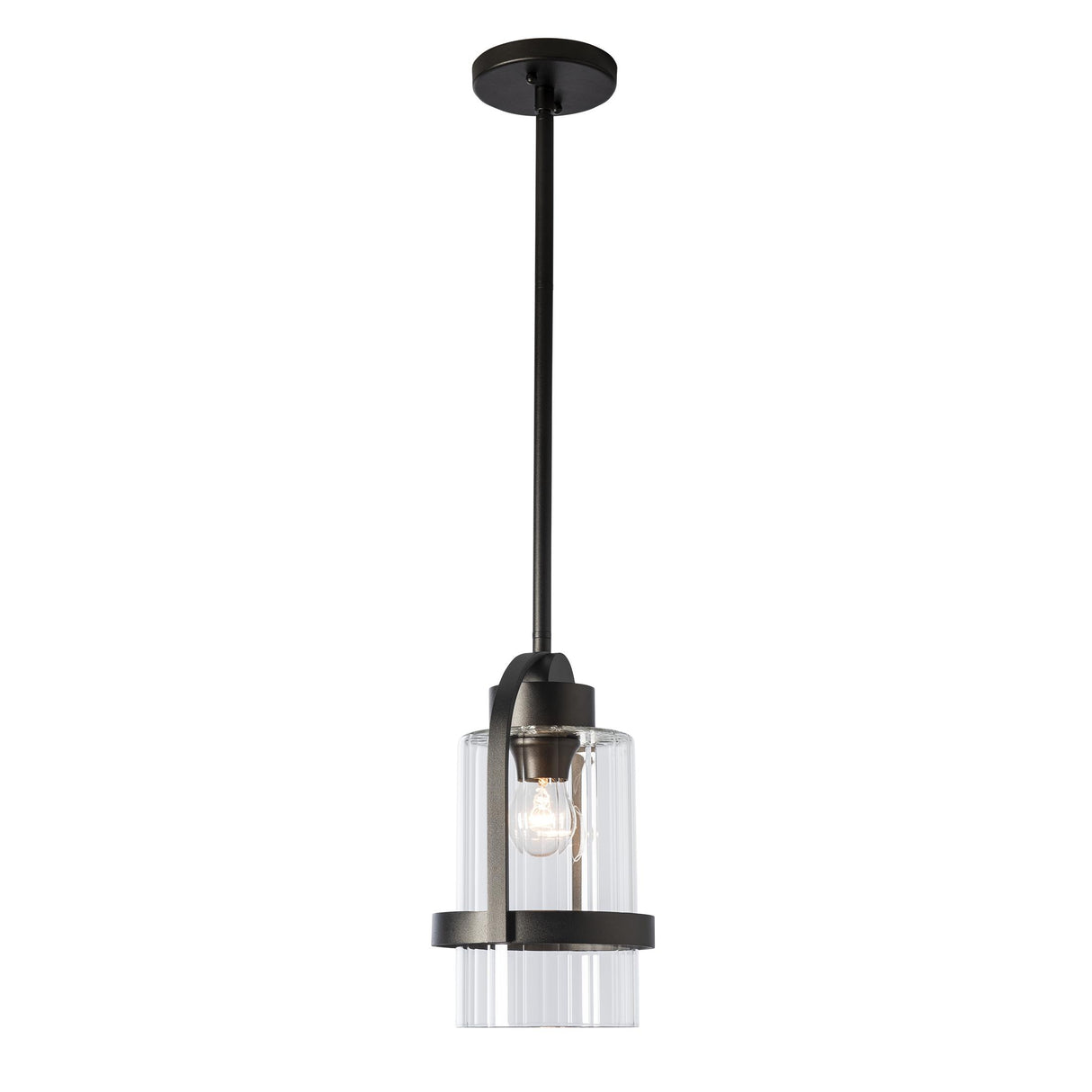 Hubbardton Forge 2023 Coastal Oil Rubbed Bronze Clear Glass (ZM) Multi Alcove Outdoor Pendant
