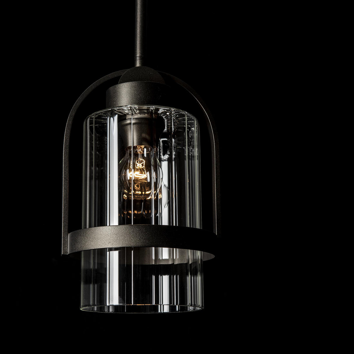 Hubbardton Forge 2023 Coastal Oil Rubbed Bronze Clear Glass (ZM) Multi Alcove Outdoor Pendant