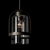 Hubbardton Forge 2023 Coastal Oil Rubbed Bronze Clear Glass (ZM) Multi Alcove Outdoor Pendant